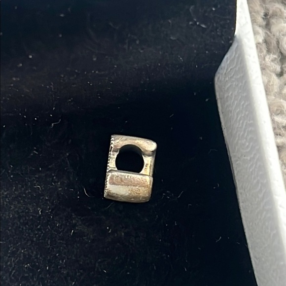 Silver Initial 'J' Charm - Picture 5 of 7